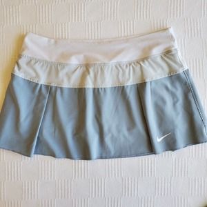 Nike | Women's Dri-Fit Tennis Golf Running Skirt | Blue Grey Colorblock | Medium
